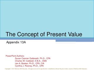 The Concept of Present Value