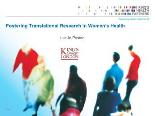 Fostering Translational Research in Women’s Health