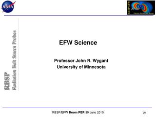 EFW Science