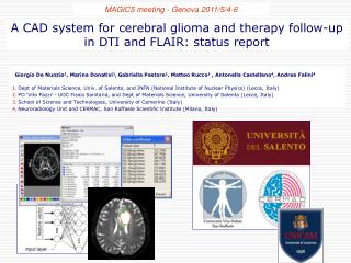 MAGIC5 meeting - Genova 2011/5/4-6