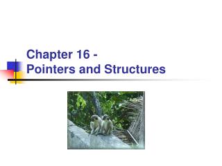 Chapter 16 - Pointers and Structures