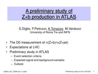 A preliminary study of Z+b production in ATLAS