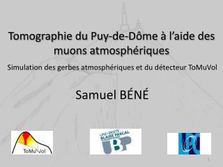 Tomographie du Puy-de-Dôme à l’aide des muons atmosphériques