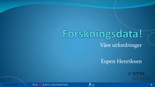 Forskningsdata!