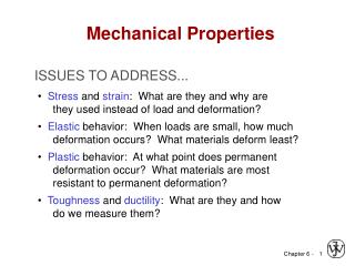 Mechanical Properties