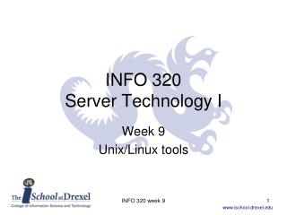 INFO 320 Server Technology I