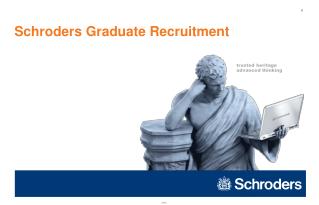 Schroders Graduate Recruitment