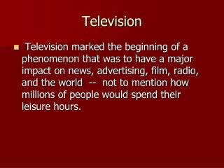 Television