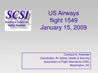 US Airways flight 1549 January 15, 2009