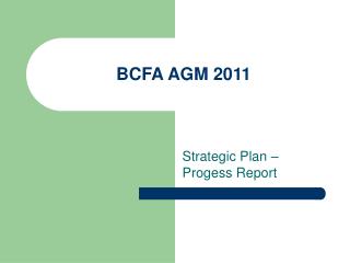 BCFA AGM 2011