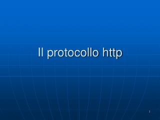 Il protocollo http