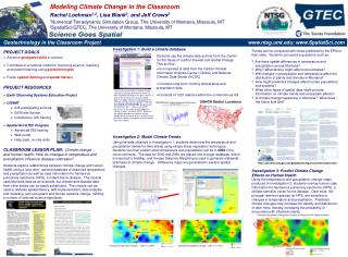 Geotechnology in the Classroom Project