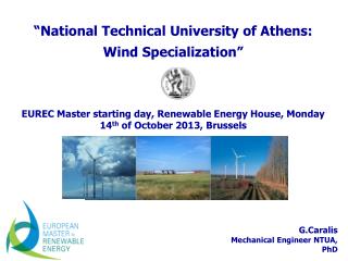 G . Caralis Mechanical Engineer NTUA, PhD