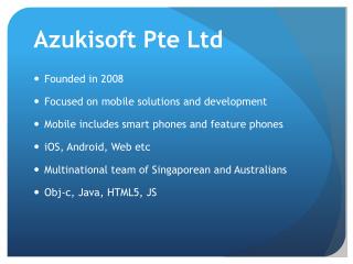 Azukisoft Pte Ltd