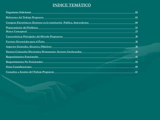 INDICE TEMÁTICO