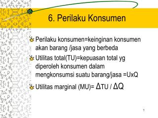 6. Perilaku Konsumen