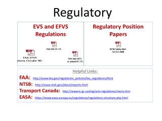 Regulatory