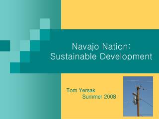 Navajo Nation: Sustainable Development