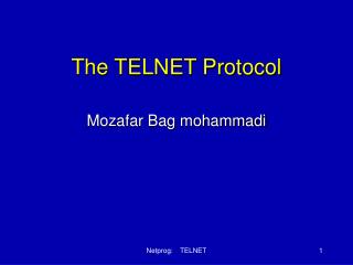 The TELNET Protocol