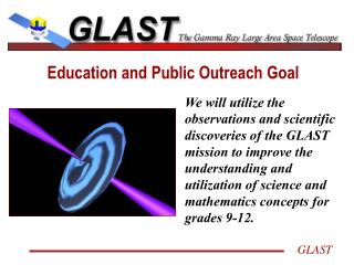 Education and Public Outreach Goal