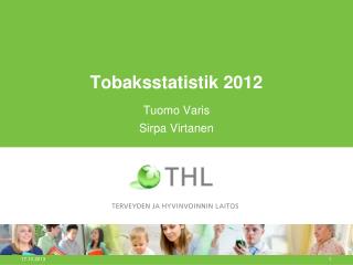 Tobaksstatistik 2012