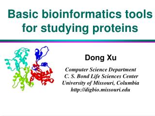 Basic bioinformatics tools for studying proteins