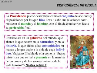 PROVIDENCIA DE DIOS, 1