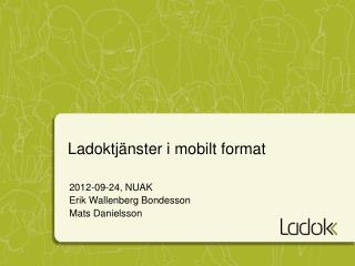 Ladoktjänster i mobilt format