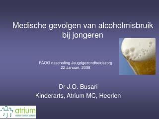 Medische gevolgen van alcoholmisbruik bij jongeren