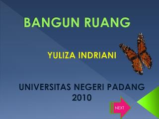BANGUN RUANG
