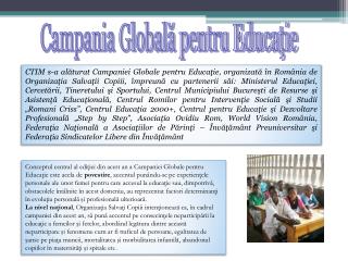 Campania Globală pentru Educaţie