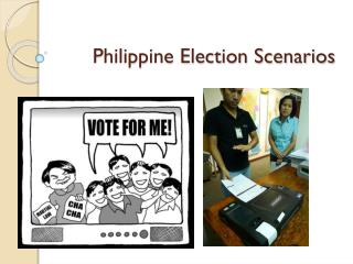 Philippine Election Scenarios