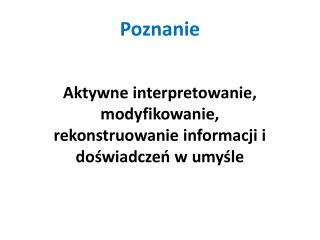 Poznanie