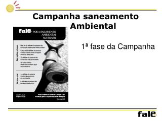 Campanha saneamento Ambiental