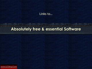 Absolutely Free Software