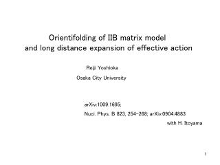 Orientifolding of IIB matrix model and long distance expansion of effective action