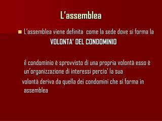 L’assemblea