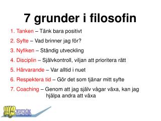 7 grunder i filosofin