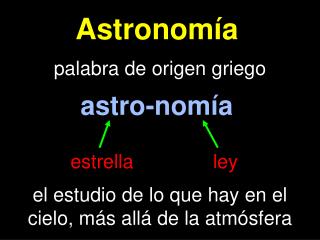 Astronomía