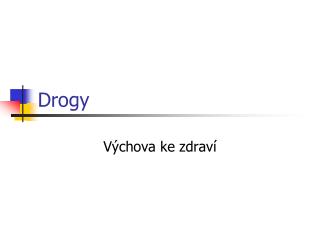 Drogy