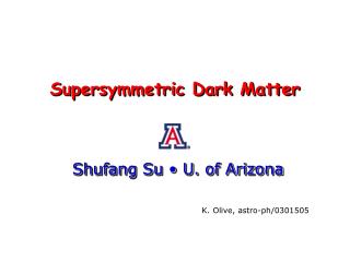 Supersymmetric Dark Matter