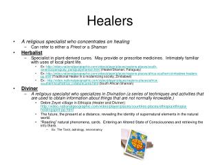 Healers