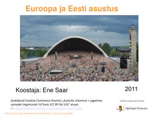 Euroopa ja Eesti asustus
