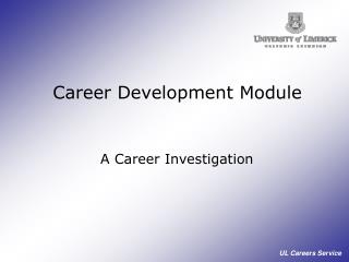 Career Development Module