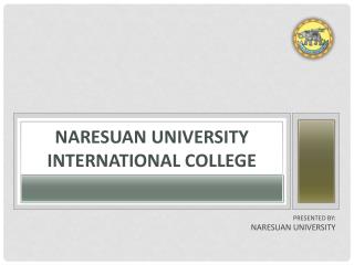 NARESUAN UNIVERSITY International College