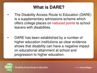 What is DARE?
