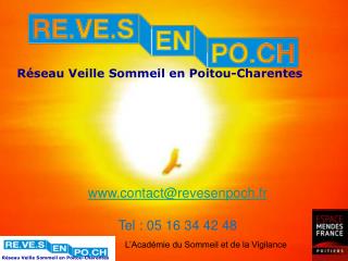 Réseau Veille Sommeil en Poitou-Charentes