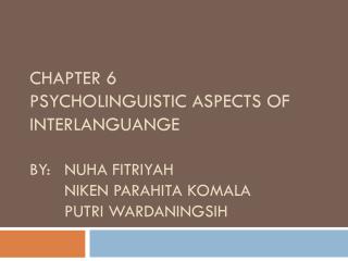 What is psycholinguistics?