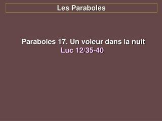 Les Paraboles