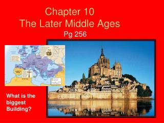 Chapter 10 The Later Middle Ages